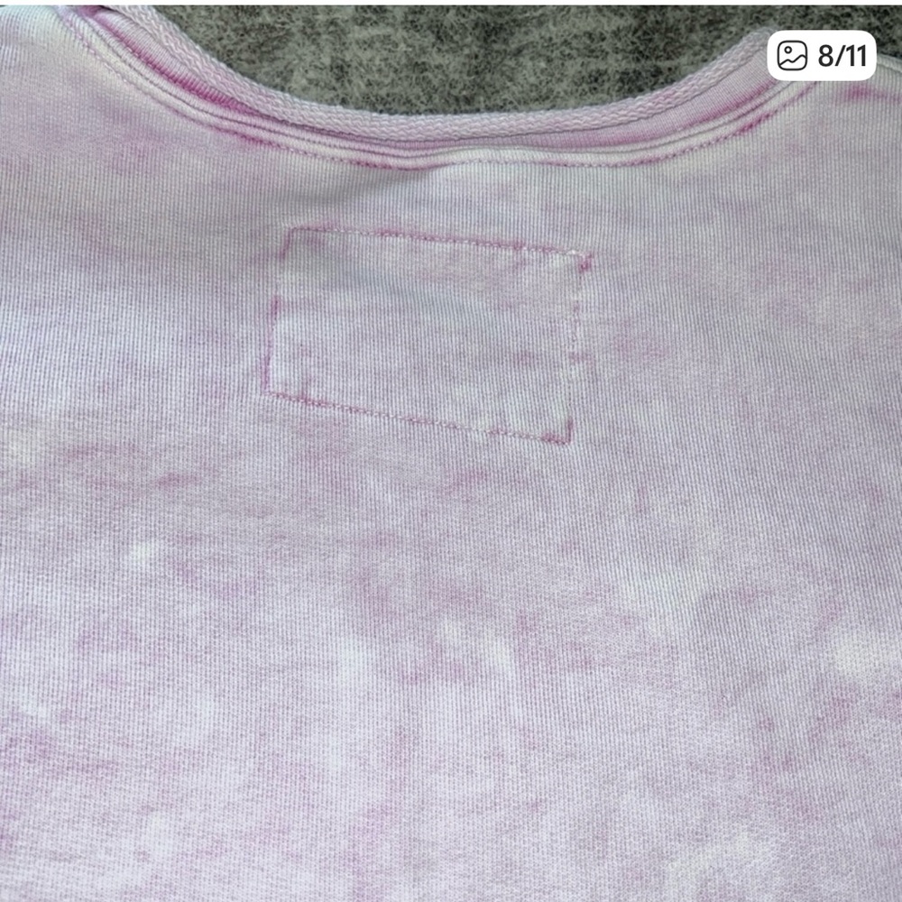 Frank & Eileen | Boyfriend Lavender Crewneck Sweatshirt Top Women’s Size Small - Picture 6 of 11